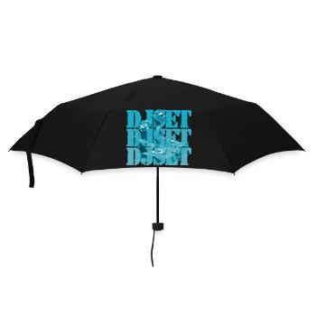 DJ set - Parapluie standard - noir - Devant