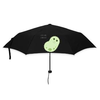 Bactéries mignonnes naturellement isolées - Parapluie standard - noir - Devant