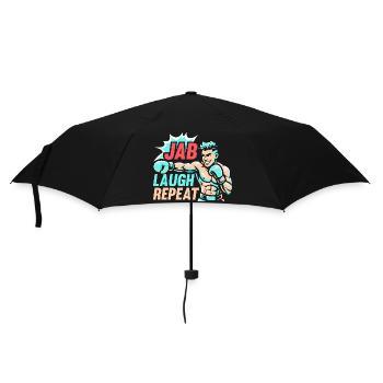 Jab Laugh Repeat Gloves Boxing Gloves - Umbrella (small) - black - Front