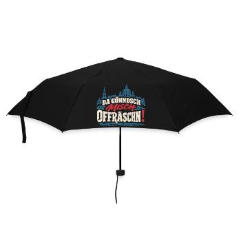 Da gönndsch misch offräschn! – Dresden - Regenschirm (klein) - Schwarz - Vorne