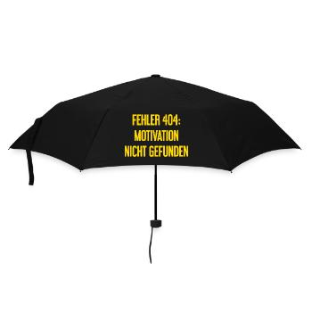 Erreur 404 : Motivation introuvable - Parapluie standard - noir - Devant