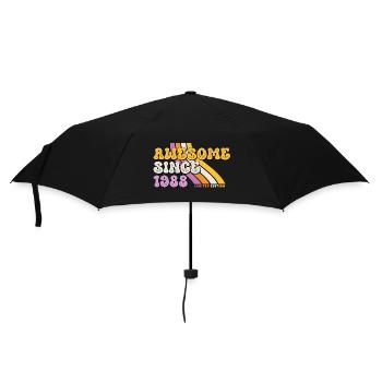 Großartig seit 1988 Retro Vintage Geburtstag - Regenschirm (klein) - Schwarz - Vorne