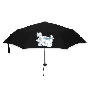Hedgehog Fish Puffer Fish Cleaner Wlabse - Parapluie standard - noir - Devant