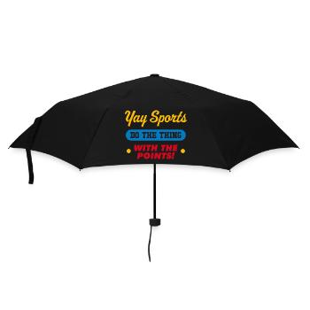 Yay Sports Do the thing with the points - Umbrella (small) - black - Front