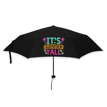 Es ist Sommer Yall - Regenschirm (klein) - Schwarz - Vorne