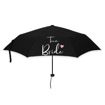 Team Bride Herz Junggesellinnenabschied Geschenk - Umbrella (small) - black - Front