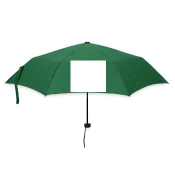 White Background Texture Template Personalize - Umbrella (small) - bottlegreen - Front