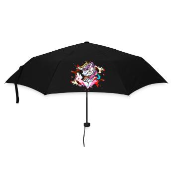 Unicorn Strong Muscles Fitness Bodybuilding Colorful - Umbrella (small) - black - Front