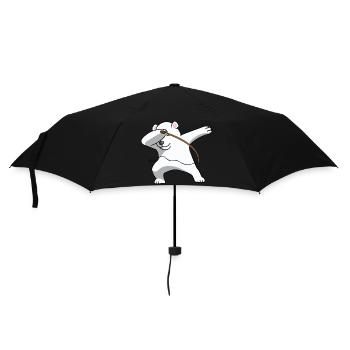 dabbing ours polaire pêche aux hameçons polaires - Parapluie standard - noir - Devant