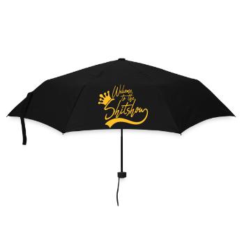 Welcome Shitshow Krone - Umbrella (small) - black - Front