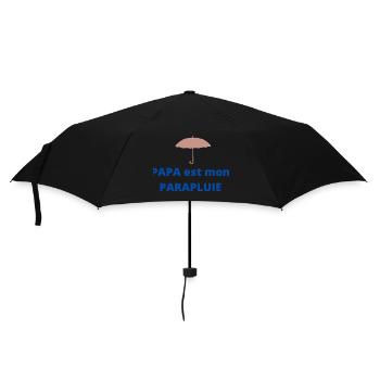 Mon PAPA est Mon PARAPLUIE - Parapluie standard - noir - Devant