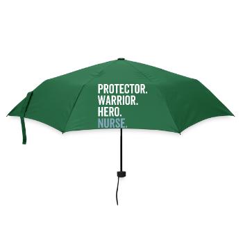 Protector Warrior Hero Nurse - Umbrella (small) - bottlegreen - Front