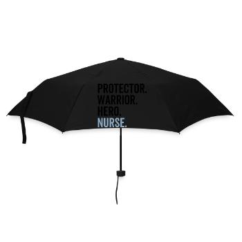 Protector Warrior Hero Nurse - Umbrella (small) - black - Front