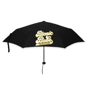 Bionic Babe | Prothese | Farben änderbar - Regenschirm (klein) - Schwarz - Vorne