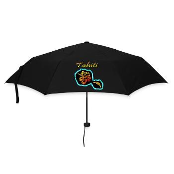 TAHITI - Parapluie standard - noir - Devant