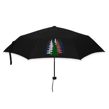 Christmas Tree - Umbrella (small) - black - Front