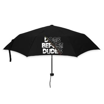 rescue love animal rights funny quote - Umbrella (small) - black - Front