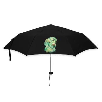 labrador - Regenschirm (klein) - Schwarz - Vorne