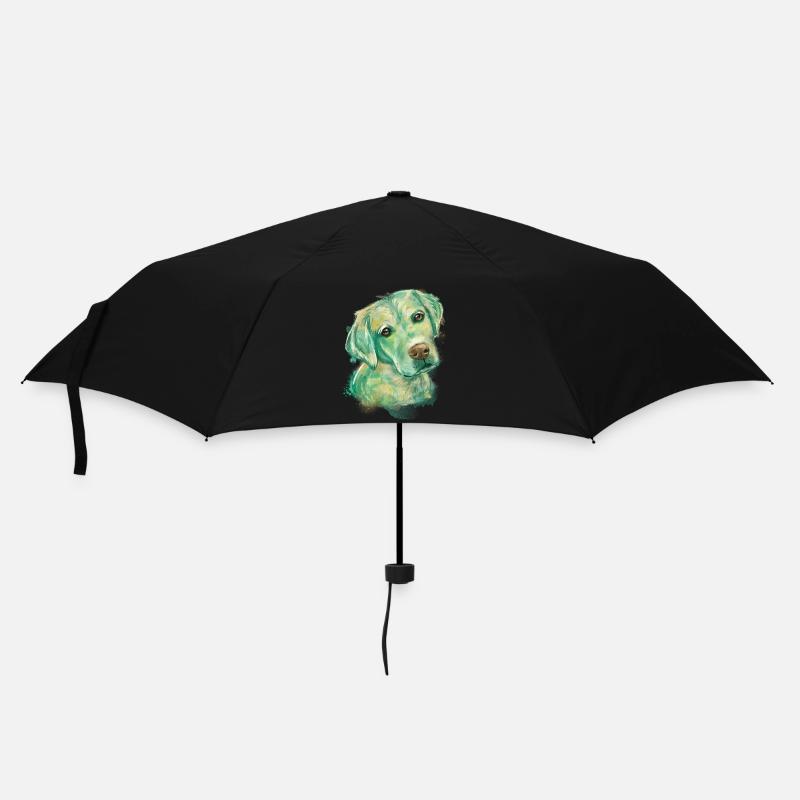 labrador - Regenschirm (klein) - Schwarz