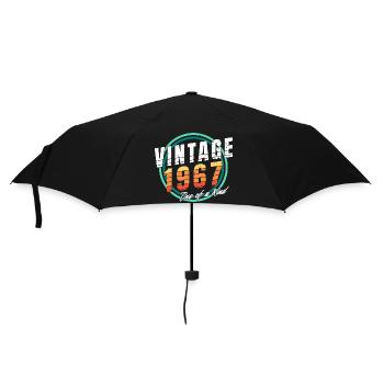 Chemise vintage 1967 pour homme femme 56 ans 56ème - Parapluie standard - noir - Devant