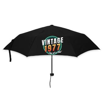 Chemise vintage 1977 pour homme femme 46 ans 46ème - Parapluie standard - noir - Devant