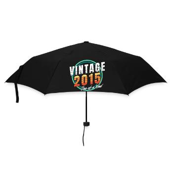 Vintage 2015 Shirt für Männer Frauen 8 Jahre 8 Jahre 8. - Regenschirm (klein) - Schwarz - Vorne