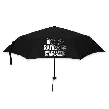 jokes gift idea conspiracy humor celestial - Regenschirm (klein) - Schwarz - Vorne
