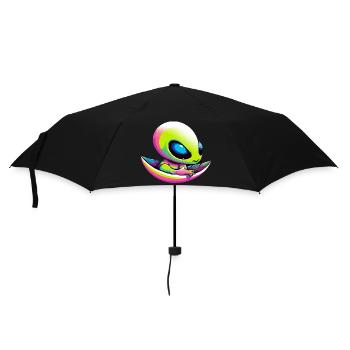 Loli the Alien - Umbrella (small) - black - Front
