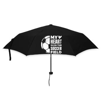 Football Lover Quote - Umbrella (small) - black - Front