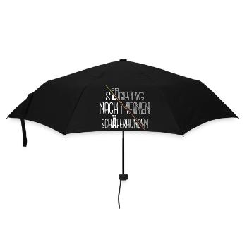 astronomy lovers joke statement gift - Regenschirm (klein) - Schwarz - Vorne