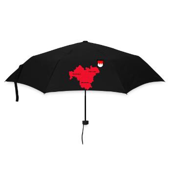 Franken - Regenschirm (klein) - Schwarz - Vorne