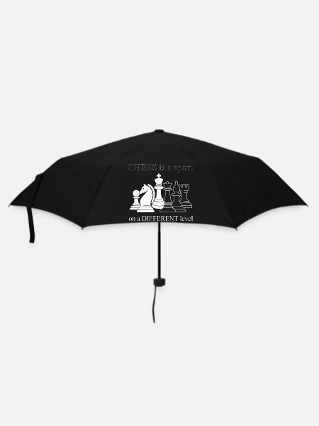 CHESS IS A DIFFERENT LEVEL - Umbrella (small) - black