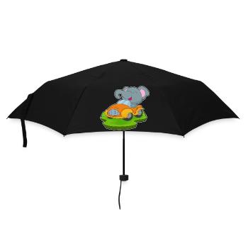 Elephant Car - Umbrella (small) - black - Front