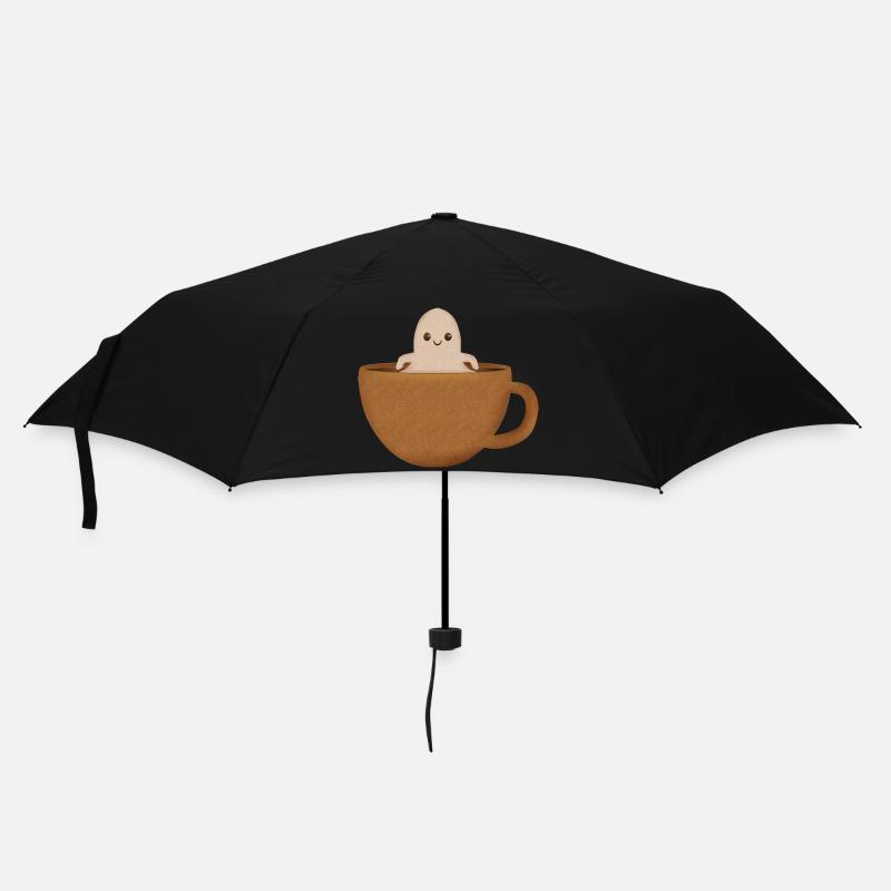 Cute Little Ghost Coffee - Umbrella (small) - black