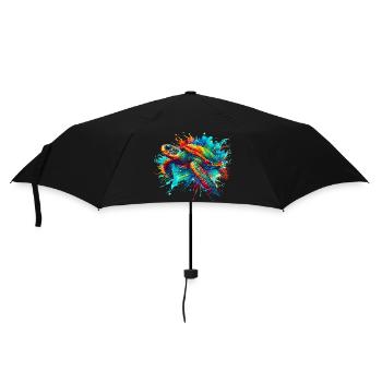Tortue - Parapluie standard - noir - Devant