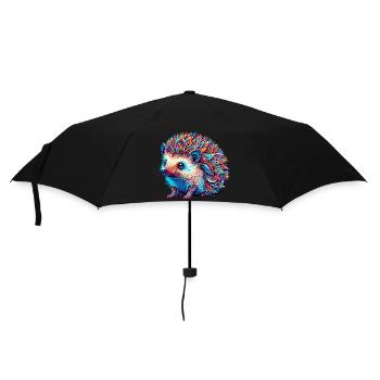 Hedgehog - Umbrella (small) - black - Front