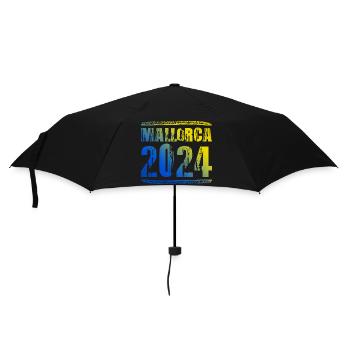 Vacances colorées à Majorque 2024 - Parapluie standard - noir - Devant