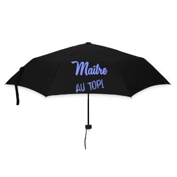 MEISTER - Regenschirm (klein) - Schwarz - Vorne