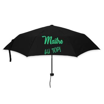 MEISTER - Regenschirm (klein) - Schwarz - Vorne