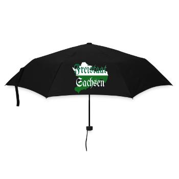 État libre de Saxe vert blanc - Parapluie standard - noir - Devant