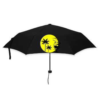 cocktail sunset - Umbrella (small) - black - Front