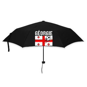 Georgia Flag Georgian Football Gift - Umbrella (small) - black - Front