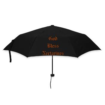 Que Dieu bénisse les nectarines - Parapluie standard - noir - Devant