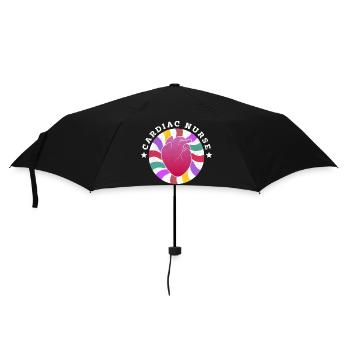 Medizin Arzt Krankenpflege Kardiologie Anatomie - Regenschirm (klein) - Schwarz - Vorne