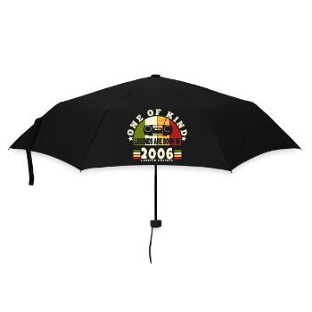 2006 Birth of legend 2006 born in 2006 annivers - Umbrella (small) - black - Front