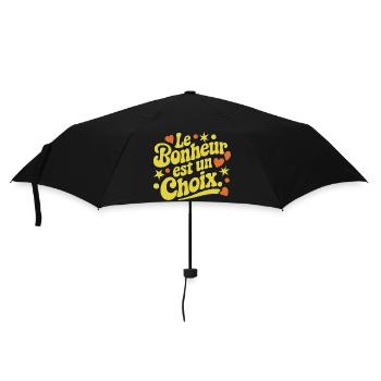 Le bonheur est un choix - Parapluie standard - noir - Devant