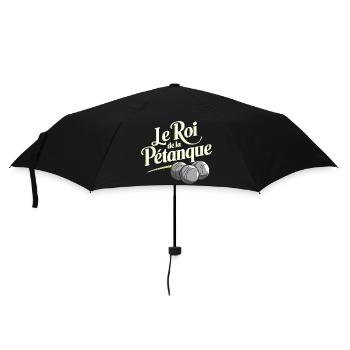 Le roi de la pétanque - Parapluie standard - noir - Devant