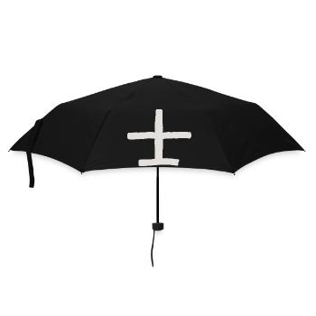 Samurai (Japanisch) - Kanji Schriftzeichen - Regenschirm (klein) - Schwarz - Vorne