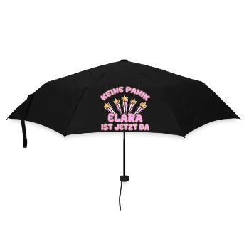 Woman's name - Umbrella (small) - black - Front