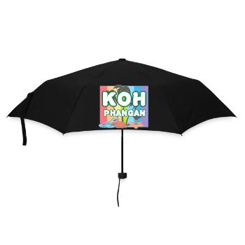 Regenbogen K8h Phangan - Regenschirm (klein) - Schwarz - Vorne